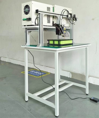 Gantry Battery Cell Spot Welder , DC Spot Lithium Cylindrical Pack Welder