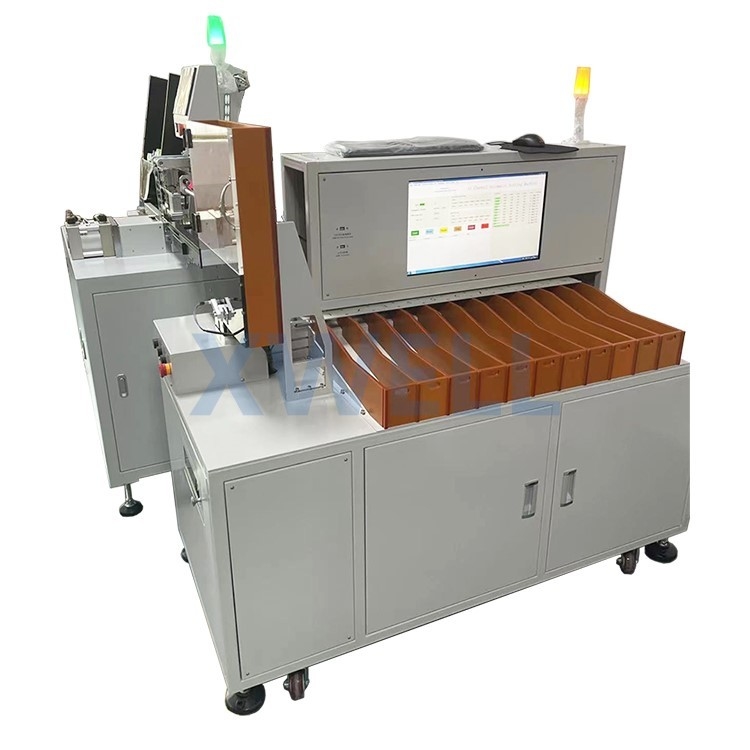 Automatic Battery Stick and Sorting Machine 11 Channels For 18650 26650 21700