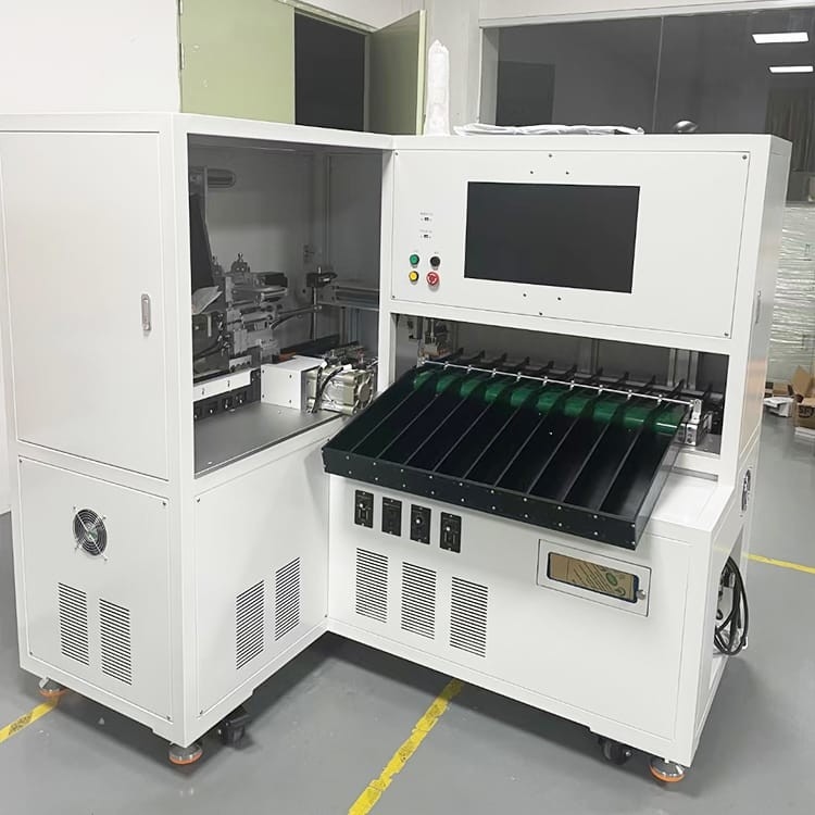 Μπαταρία υψηλής ταχύτητας Barly Paper Sticking Machine Αυτόματη ταξινόμηση για 18650 Battery Pack