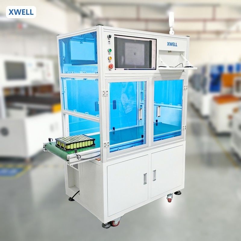 Μηχανή θετικής και αρνητικής οπτικής επιθεώρησης κυλινδρικής μπαταρίας