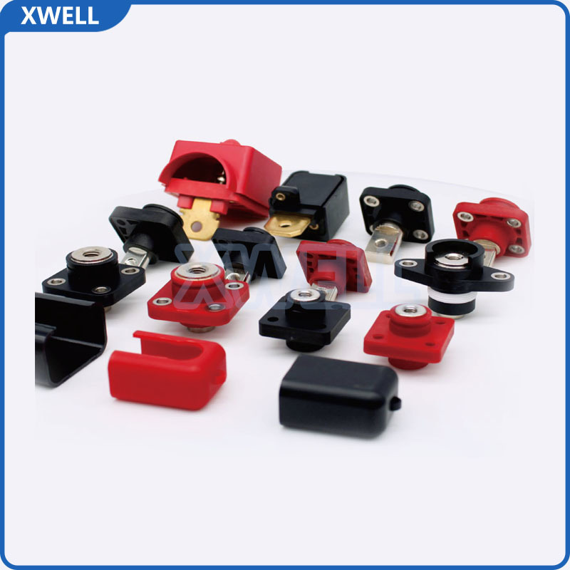 Energy Storage Terminal for High Current 600V 100A/120A/150A/200A/300A Square Terminal Block for Energy Storage High-Passing Capability Wall