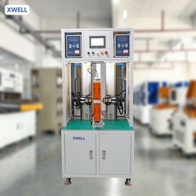 Καλή τιμή Αυτόματη μηχανή συγκόλλησης διπλών πλευρών για 18650/26650/32650 κυλινδρικό πακέτο μπαταριών σε απευθείας σύνδεση