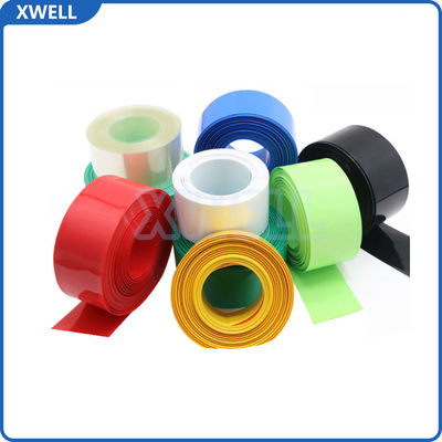Καλή τιμή Colorful Pvc Heat shrink packaging 5Mm-600Mm Flat Width Battery Skin Heat Shrinkable Film Cover For Batteries σε απευθείας σύνδεση