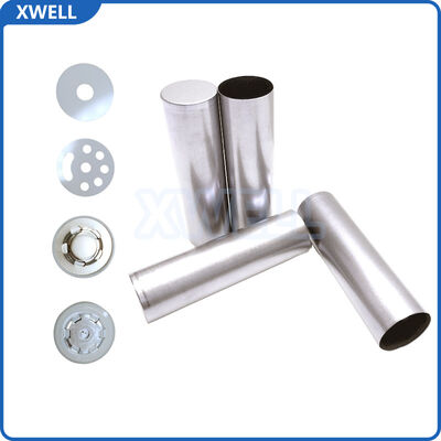 18650 Σύνολο κυλινδρικού περιβλήματος μπαταρίας με ανθεκτικό κάλυμμα και άνω/κάτω μεμονωτικά φύλλα